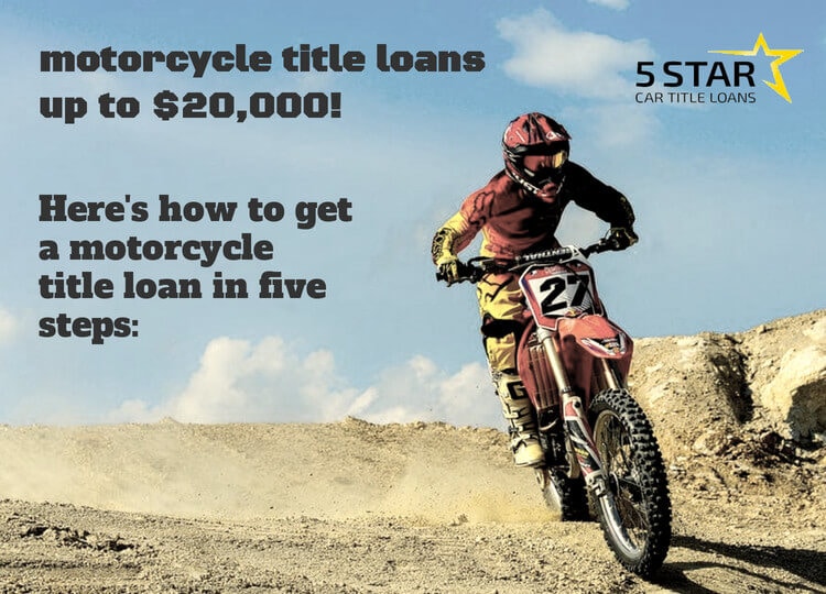 Motorcycle instant best sale cash offer