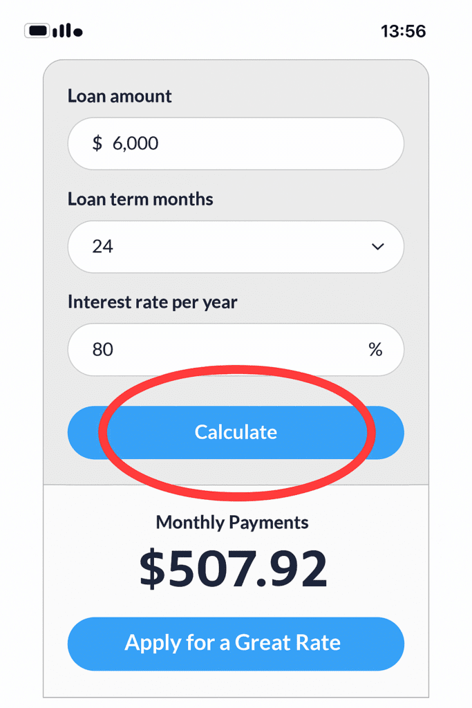 Calculate your monthly payment